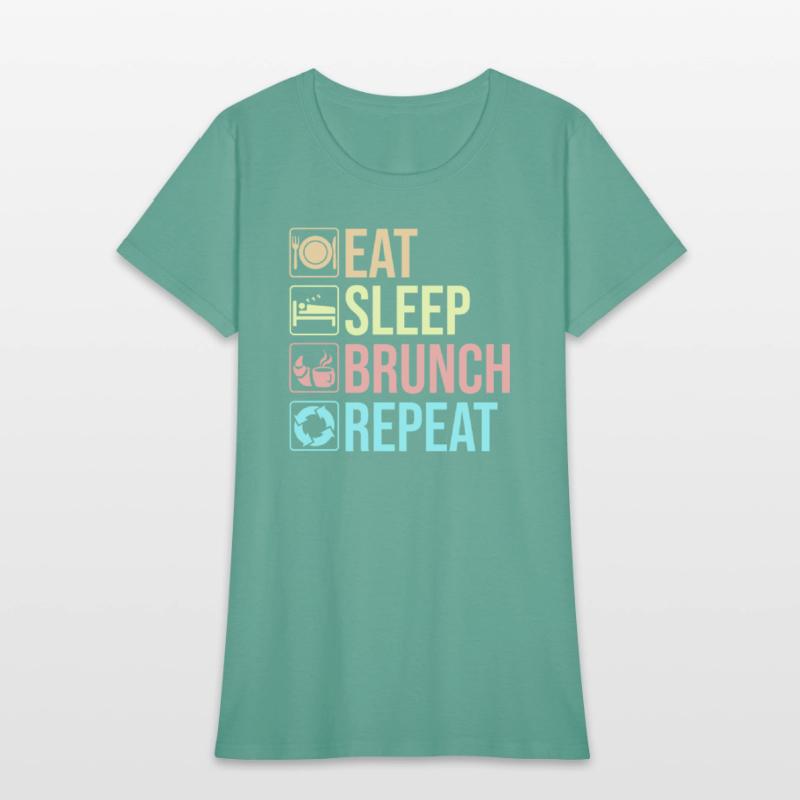Eat Sleep Brunch Squad Repeat Breakfast Lunch