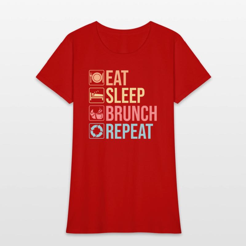 Eat Sleep Brunch Squad Repeat Breakfast Lunch
