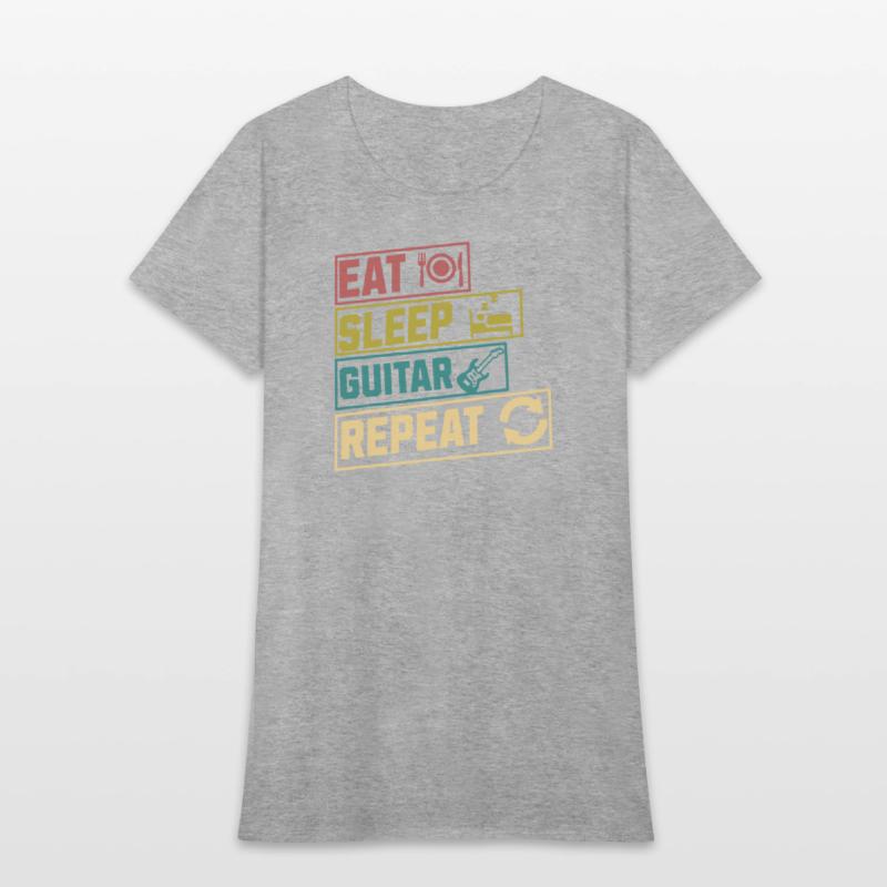 Eat sleep guitar reapet hobby