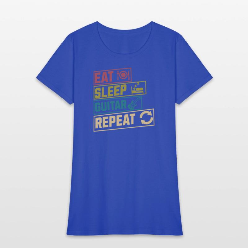 Eat sleep guitar reapet hobby