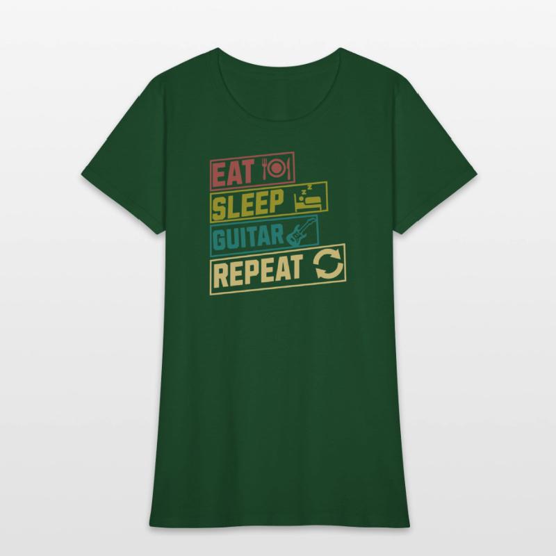 Eat sleep guitar reapet hobby