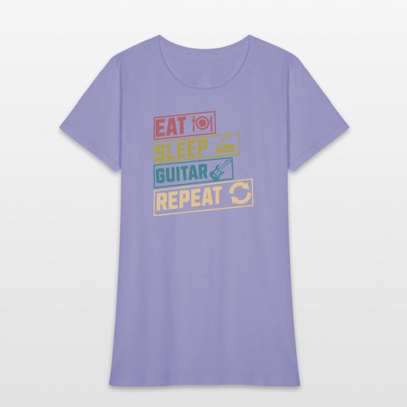 Eat sleep guitar reapet hobby