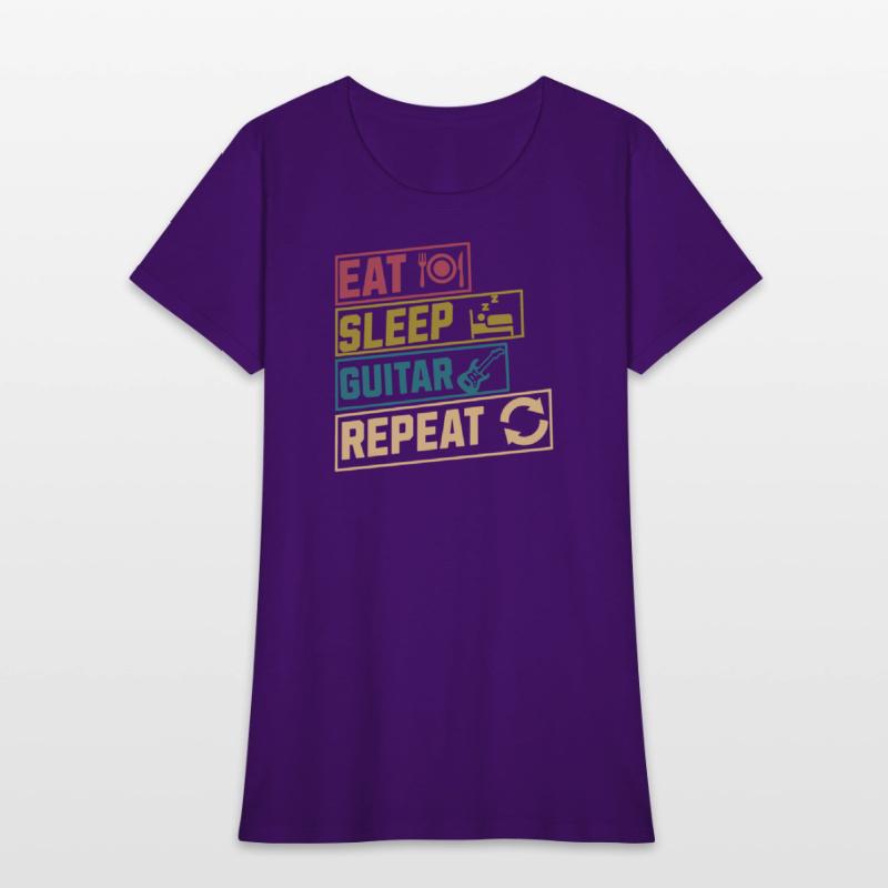 Eat sleep guitar reapet hobby