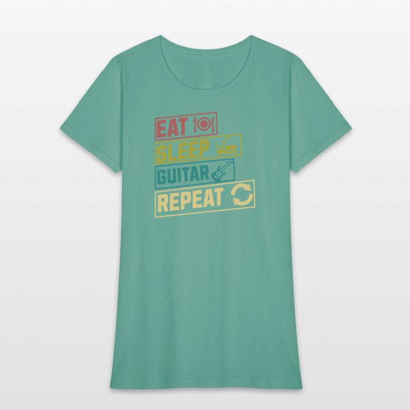 Eat sleep guitar reapet hobby