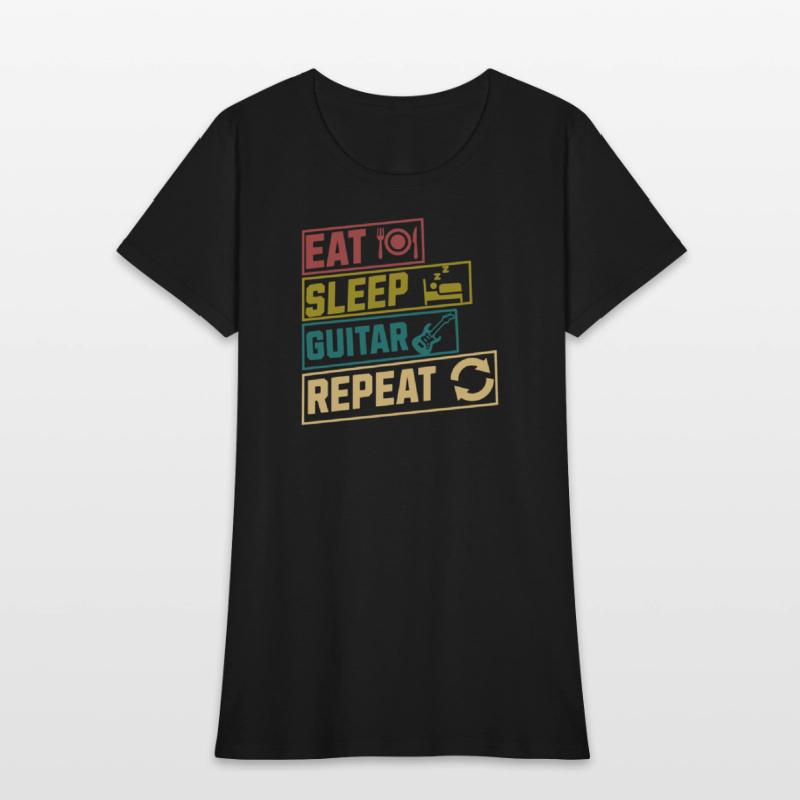 Eat sleep guitar reapet hobby