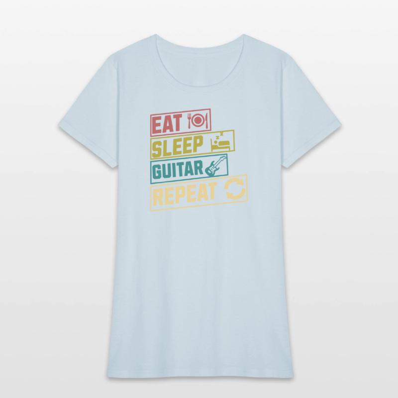 Eat sleep guitar reapet hobby