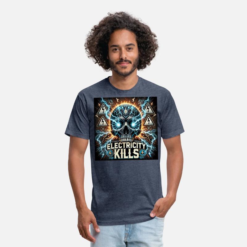 Electricity Kills – High Voltage Skull T-Shirt