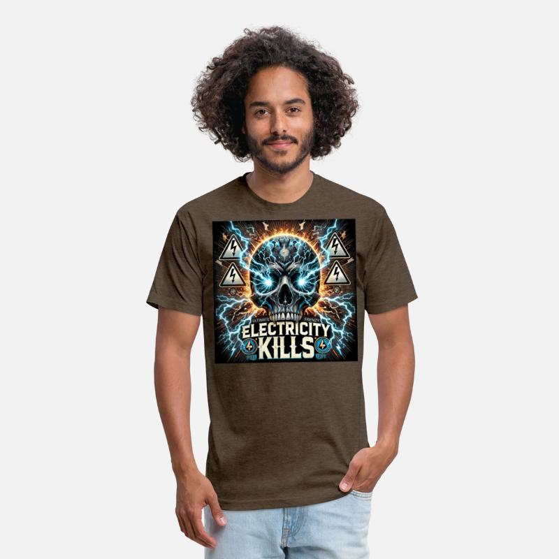Electricity Kills – High Voltage Skull T-Shirt