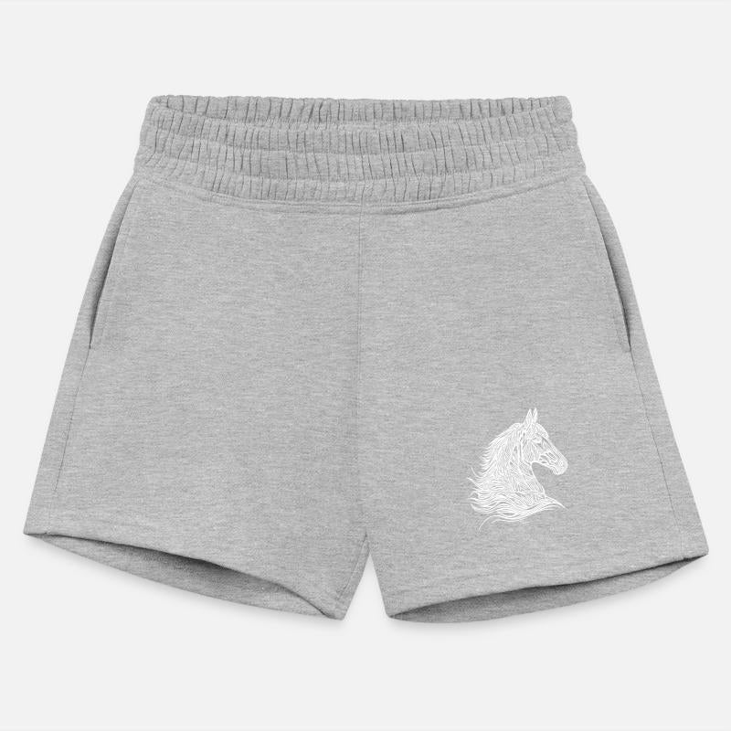 Elegant Stallion With Beautiful Tattoo Mane