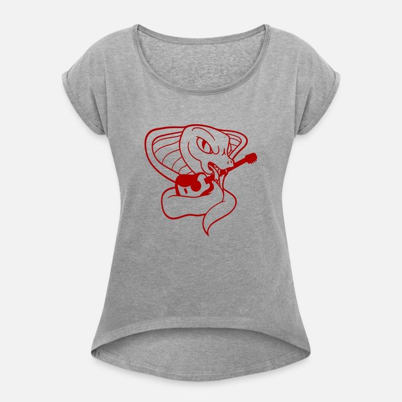 Evil Snake Cobra Playing Guitar Heavy Metal Music