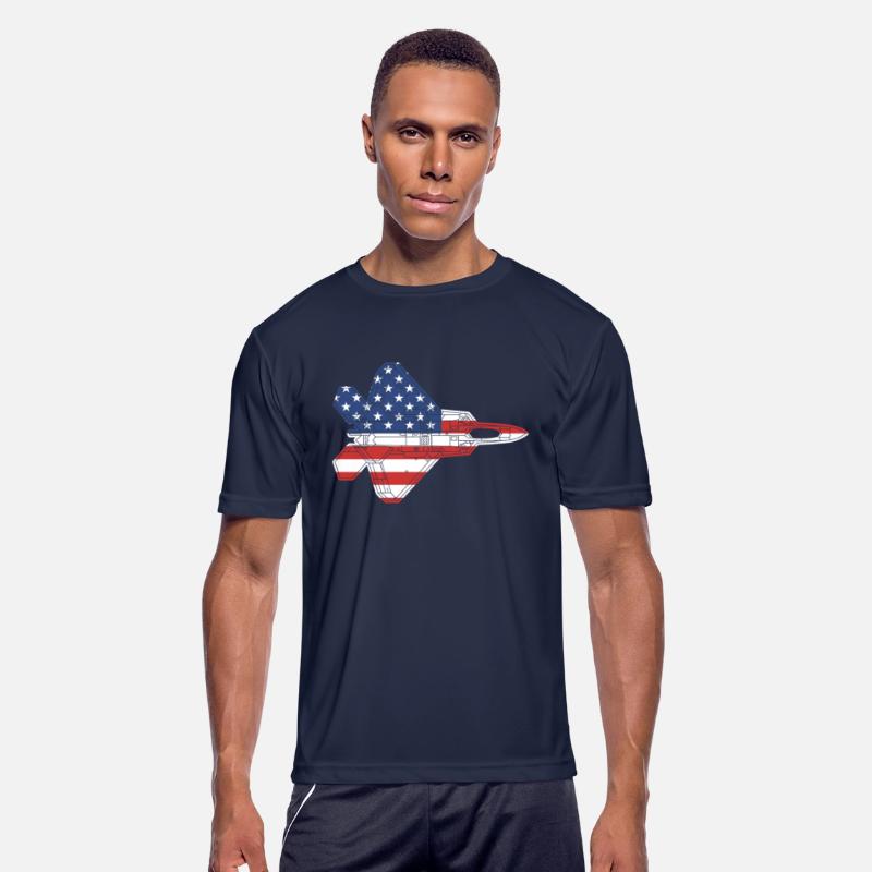 F-22 Raptor Fighter Jet Airplane American Flag F22