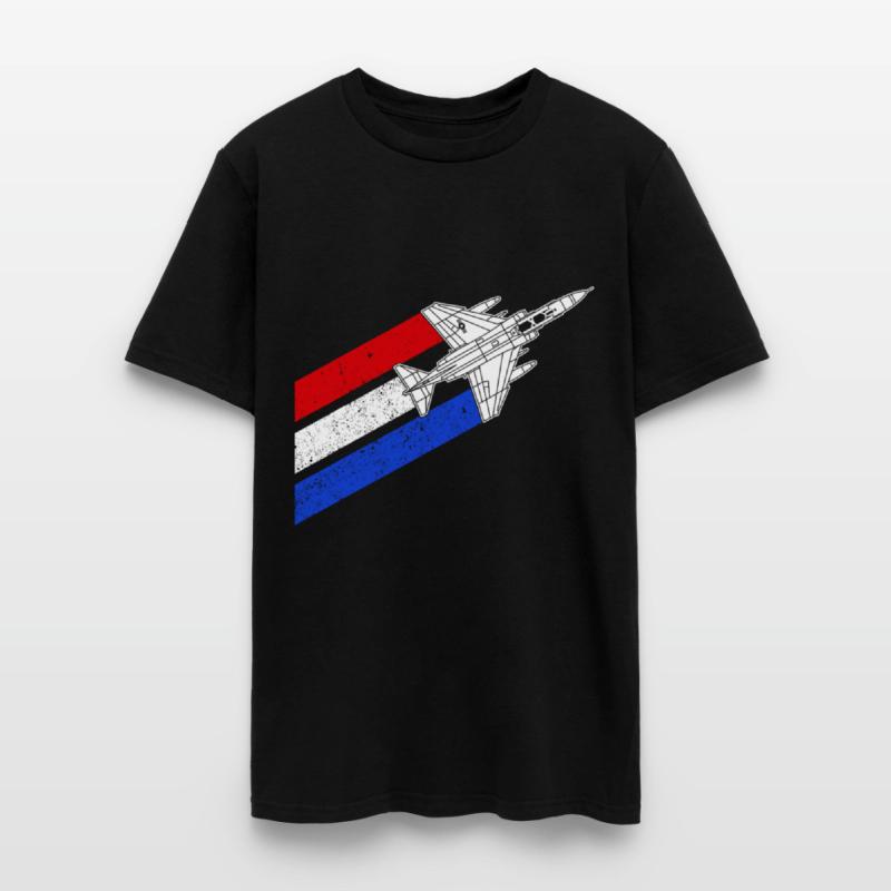 F-4 Phantom Vintage USA Contrails Red White Blue