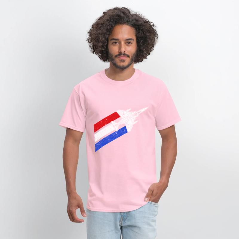 F-4 Phantom Vintage USA Contrails Red White Blue