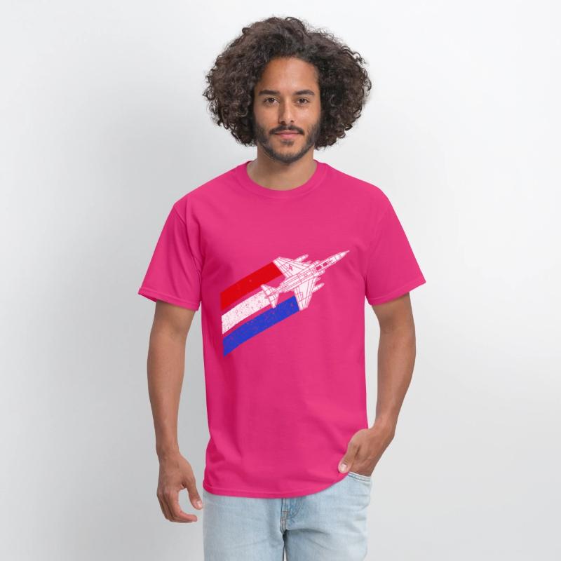 F-4 Phantom Vintage USA Contrails Red White Blue