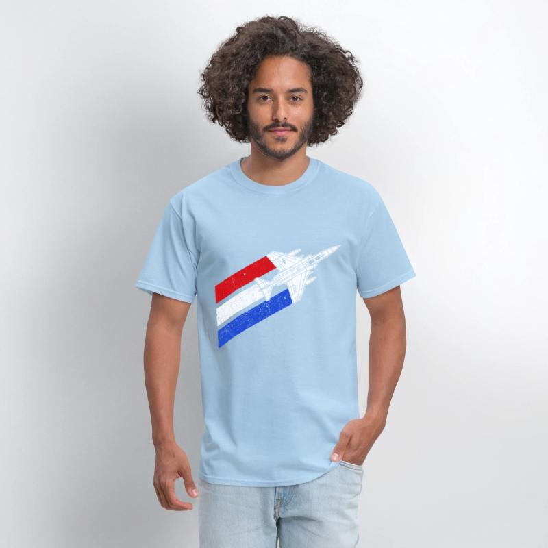 F-4 Phantom Vintage USA Contrails Red White Blue