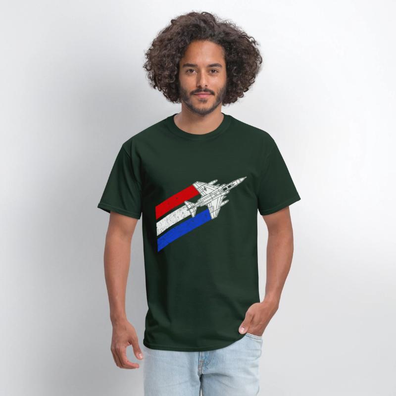 F-4 Phantom Vintage USA Contrails Red White Blue