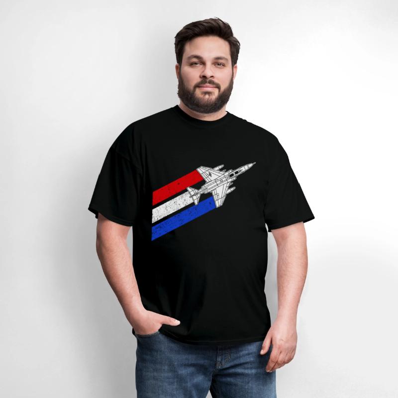 F-4 Phantom Vintage USA Contrails Red White Blue