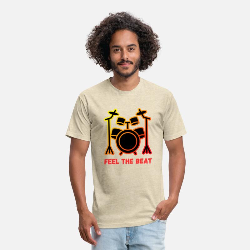 FEEL THE BEAT - Drum Set Music Lover Design