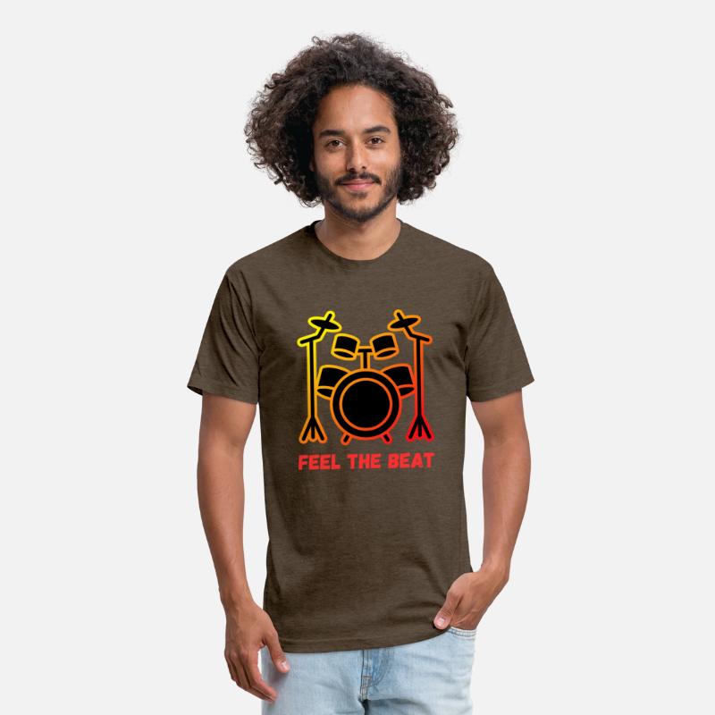 FEEL THE BEAT - Drum Set Music Lover Design