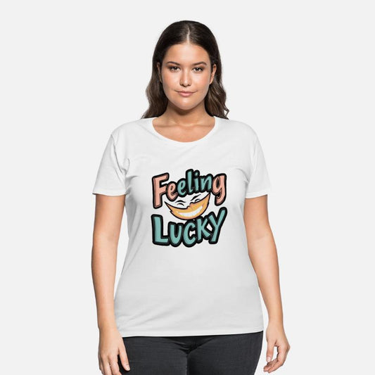 feeling lucky with gorgeous smile face