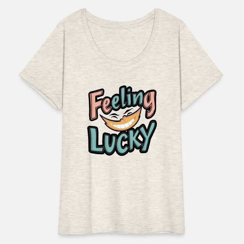 feeling lucky with gorgeous smile face