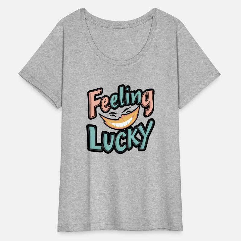 feeling lucky with gorgeous smile face