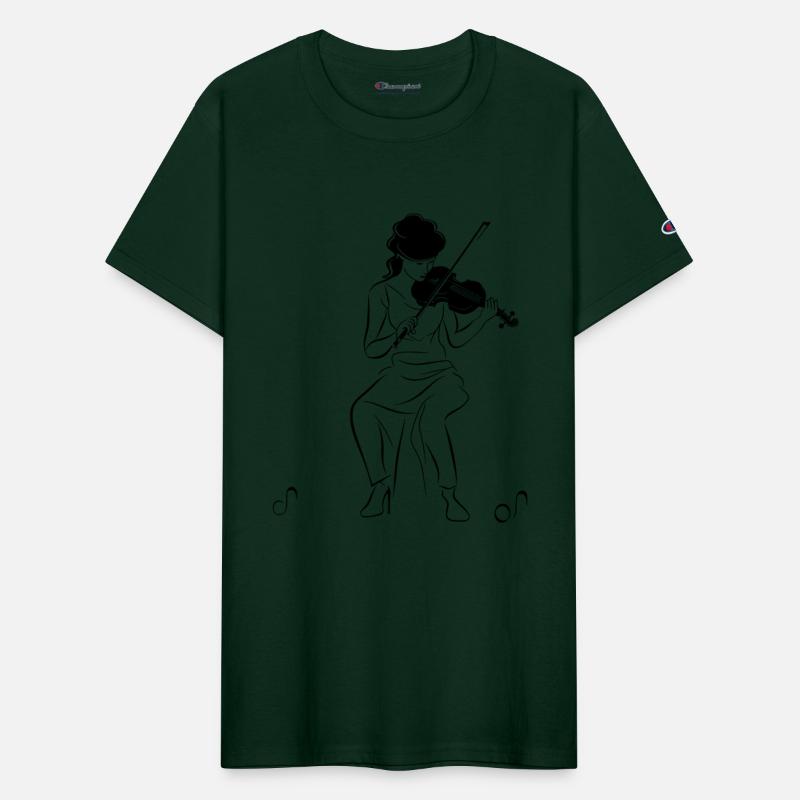 Female Violin Player Sketch