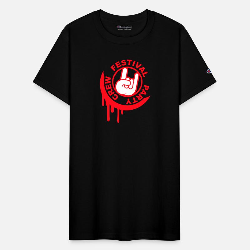 Festival party crew graffiti metal hand gesture