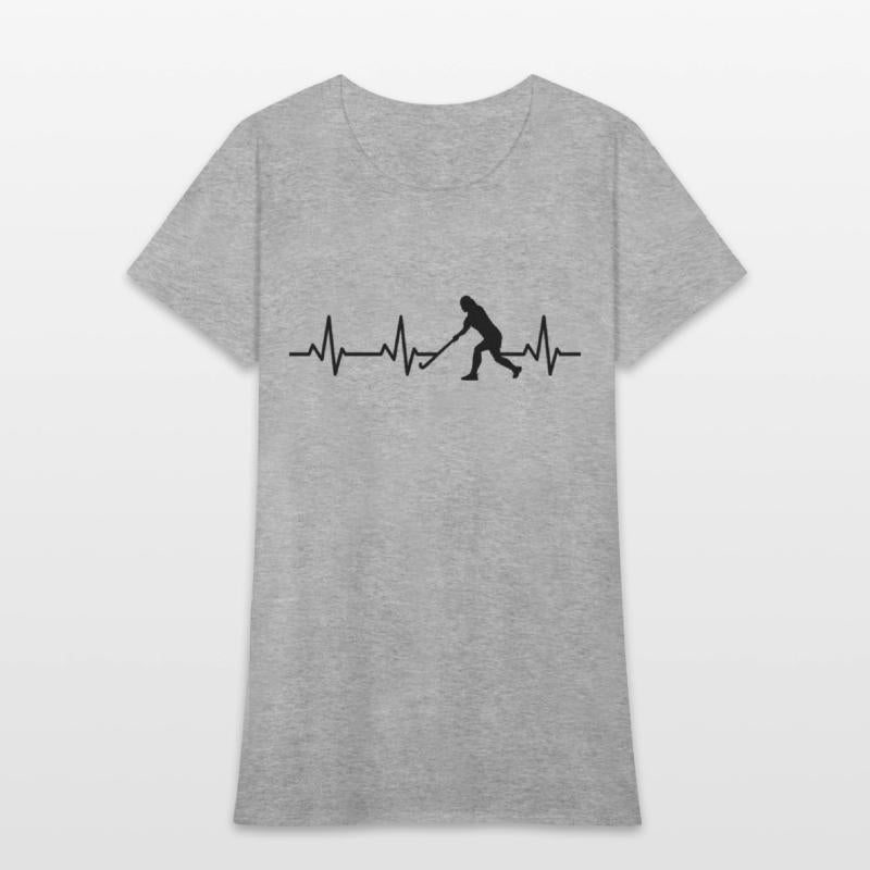 Field Hockey Player ECG Heartline