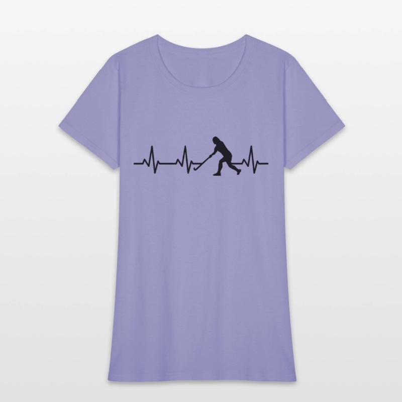 Field Hockey Player ECG Heartline