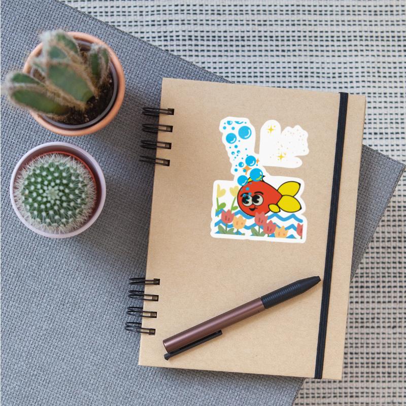 Fish Swimming in Pure Nature Water