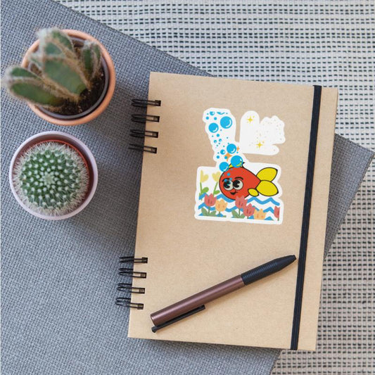 Fish Swimming in Pure Nature Water