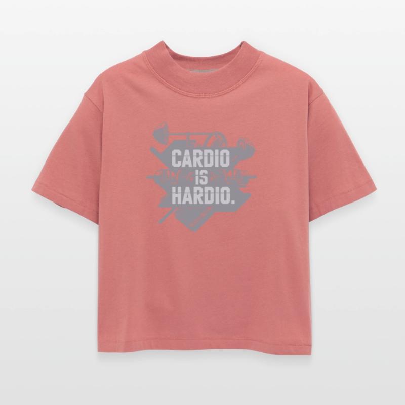 Fitness gym Tee! with funny cardio pun