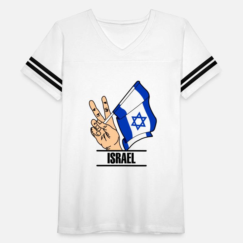 Flag Israel peace sign text 'ISRAEL'