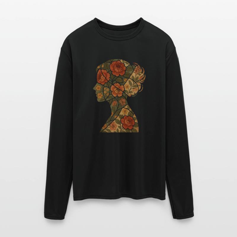 Floral Skull Art Illustration