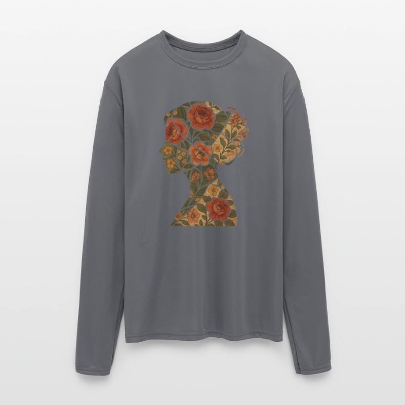 Floral Skull Art Illustration