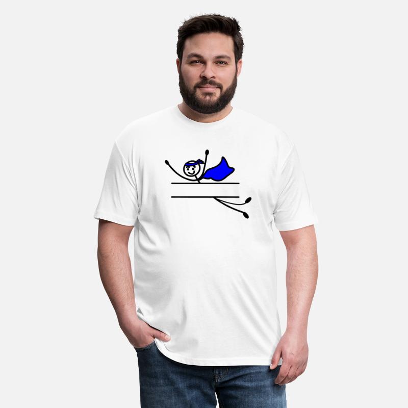 Flying hero with cape, bar in between