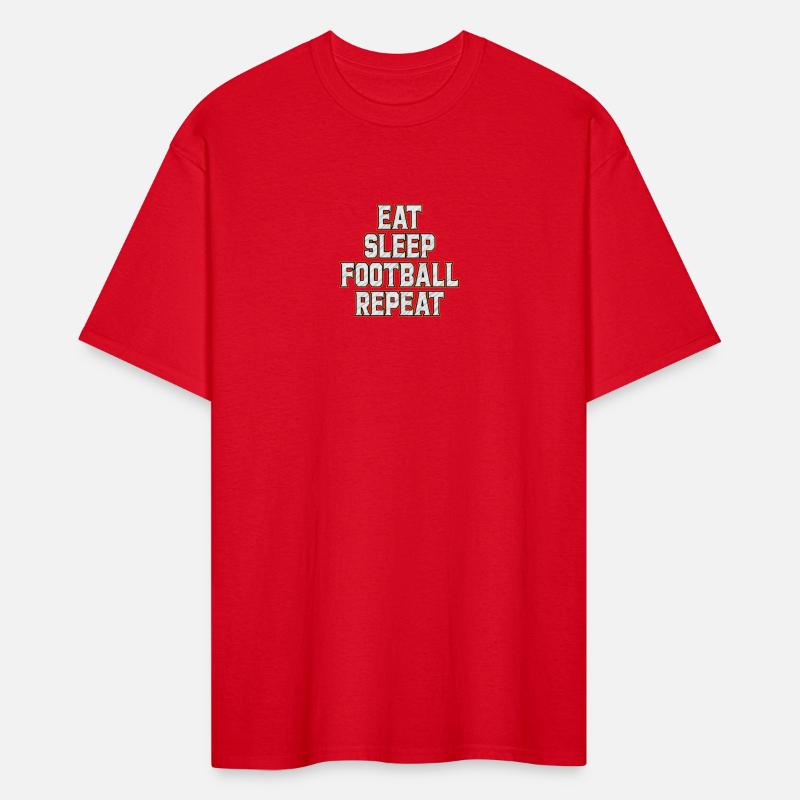 Football Repeat : Eat Sleep Footballsoccer ballgam