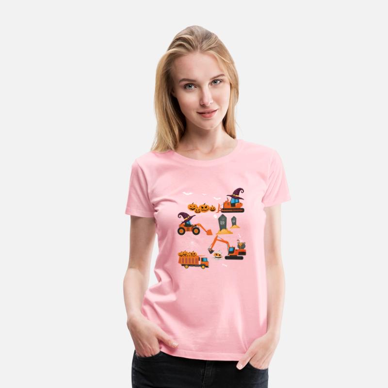 Funny Construction Vehicle Halloween Crane Truck