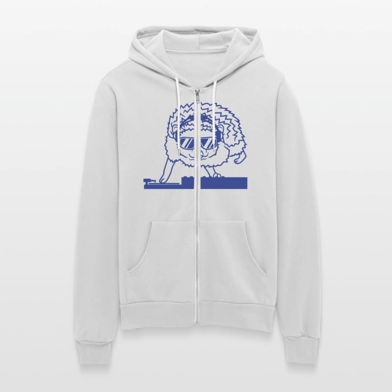 Funny Cool DJ Hedgehog Cute Animal Mixing Console