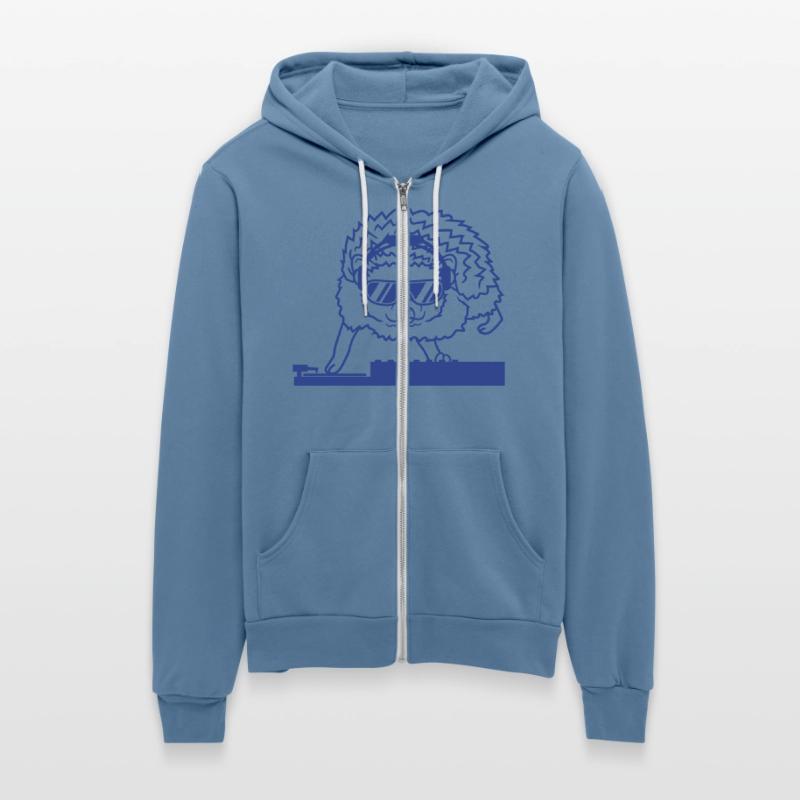 Funny Cool DJ Hedgehog Cute Animal Mixing Console