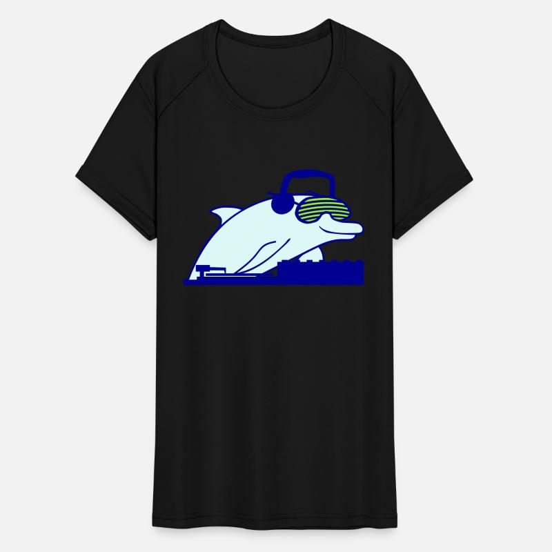 Funny DJ Dolphin Mixer Mixing Console Music Party