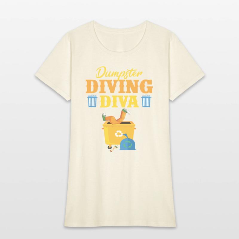 Funny Dumpster Diving Diva Trash Lover
