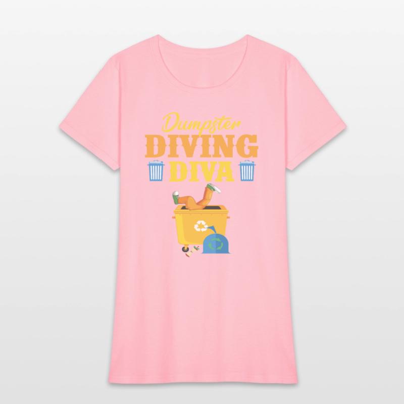 Funny Dumpster Diving Diva Trash Lover