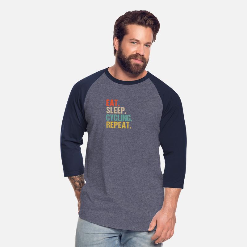 Funny Eat Sleep Cycling Repeat