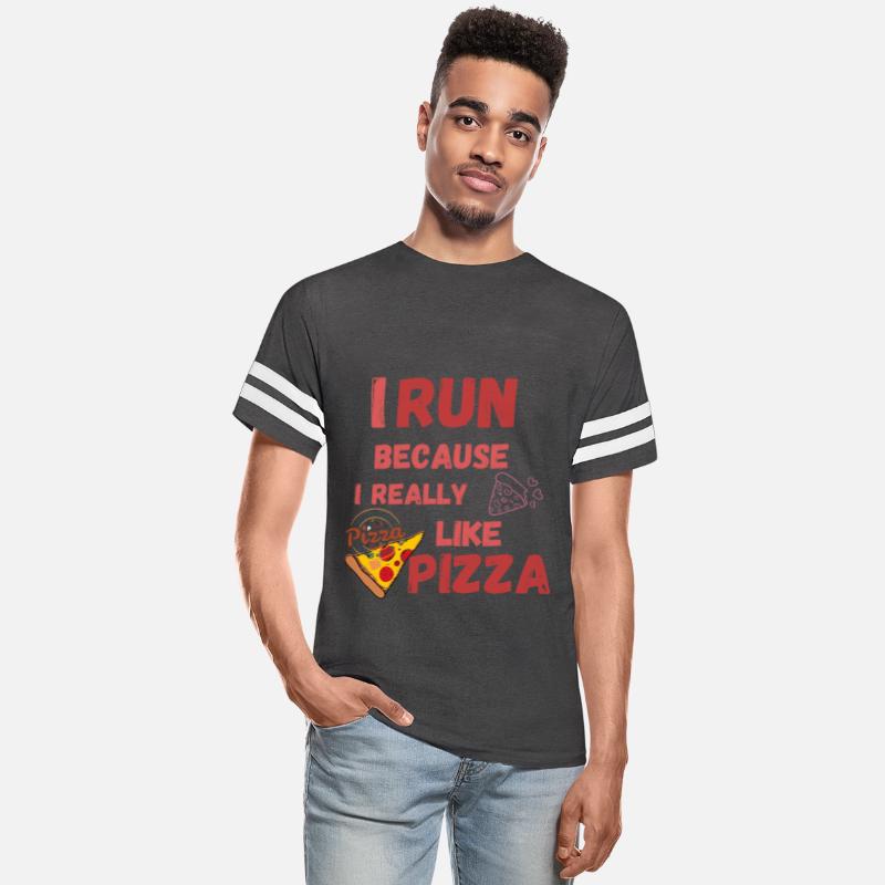 Funny Fitness, I RUN BECAUSE I REALLY LIKE PIZZA
