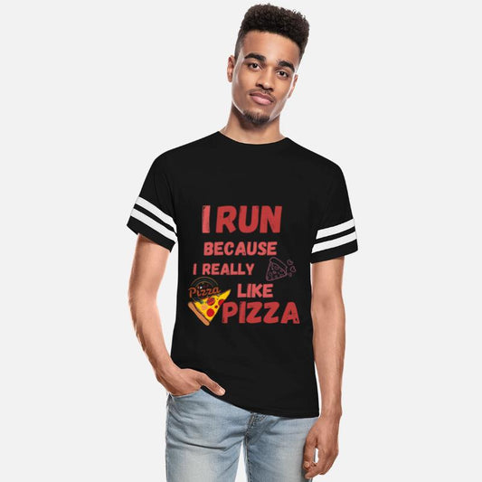 Funny Fitness, I RUN BECAUSE I REALLY LIKE PIZZA