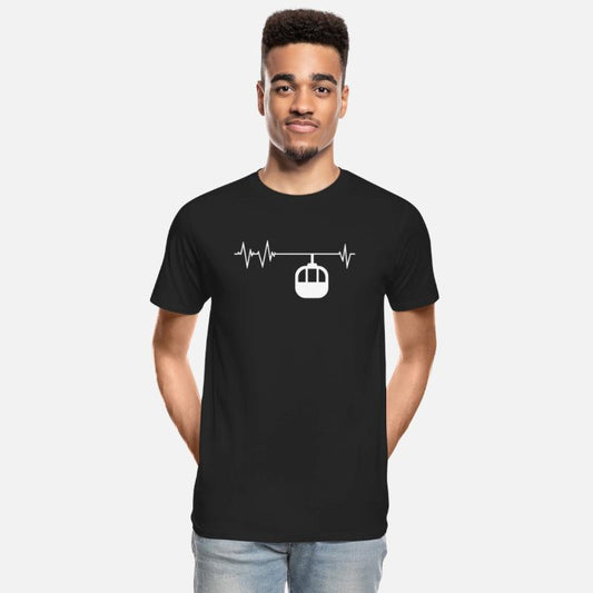 Funny Gondola Lift Heartbeat Apparel Cable Car