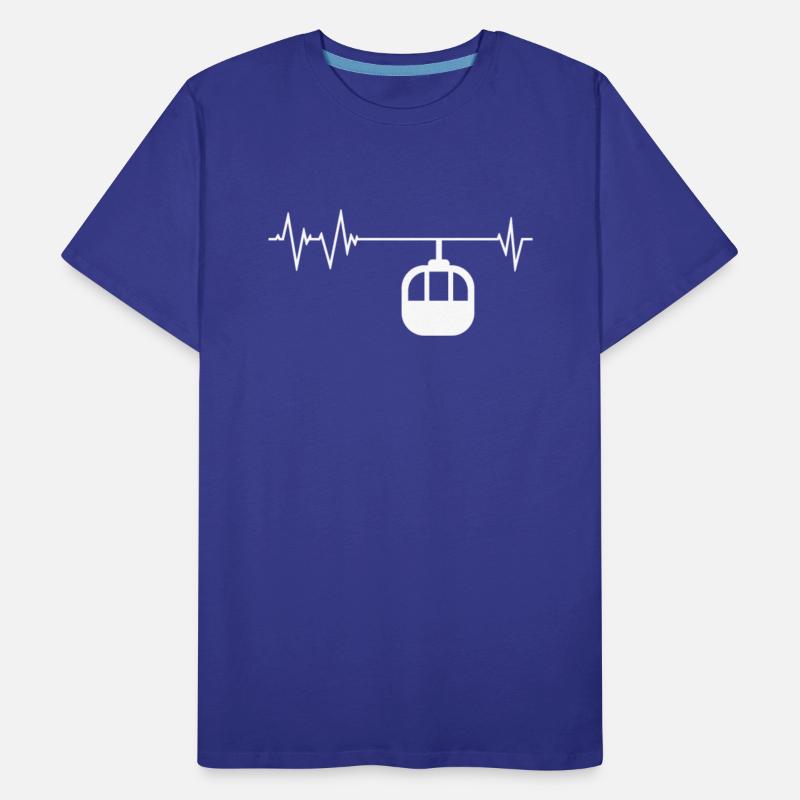 Funny Gondola Lift Heartbeat Apparel Cable Car