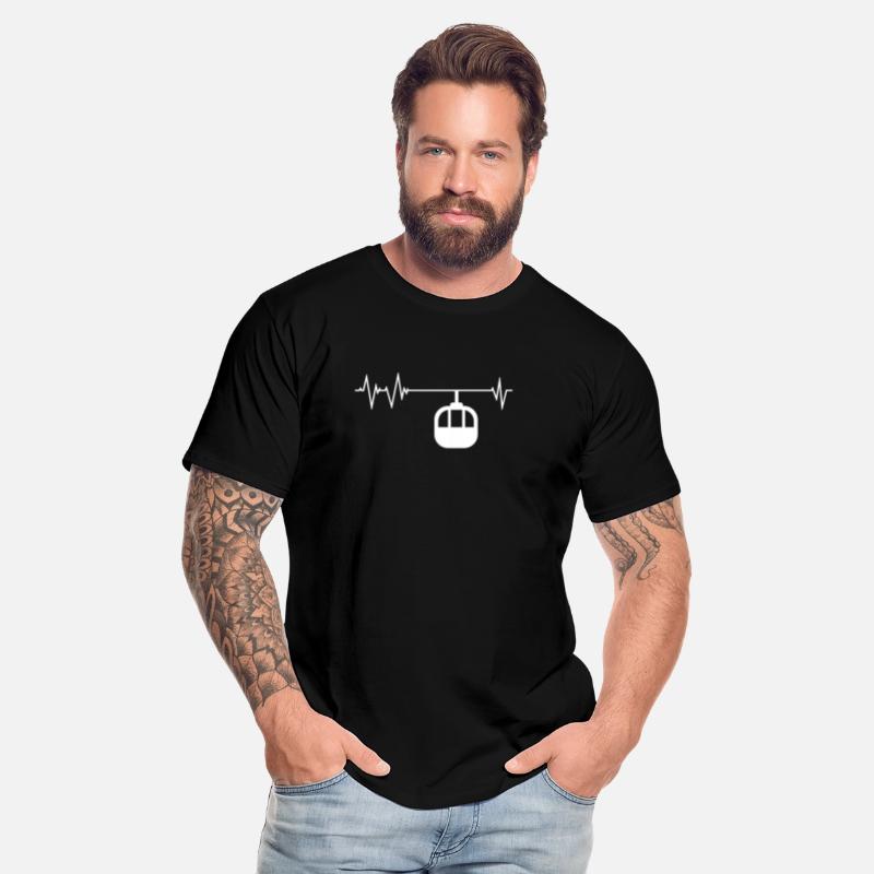 Funny Gondola Lift Heartbeat Apparel Cable Car